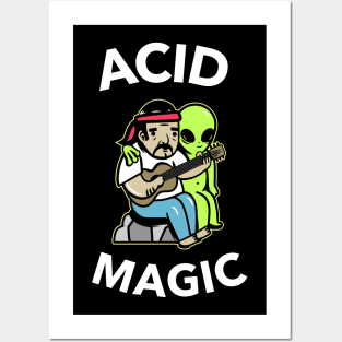 Alien ACID Magic Posters and Art